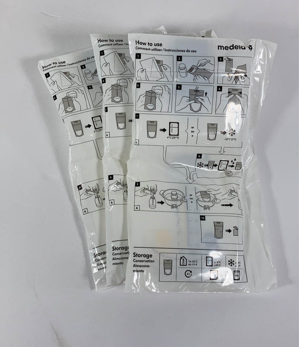 used Medela Milk Storage Bags