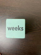 used Milestone Baby Age Block Set