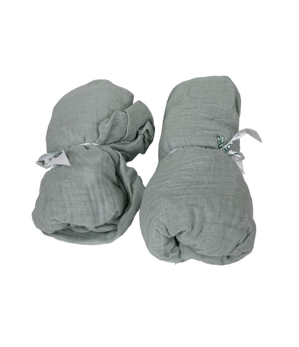 Shop Newton 2 Pack Mini Crib Sheets, Twilight Grey Solid at Goodbuygears