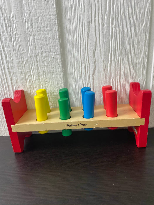 secondhand Melissa & Doug Pound A Peg