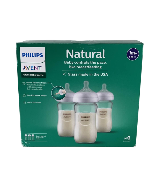 Shop Philips Avent Natural Glass Baby Bottles, 8oz, 3 Pack at Goodbuygears