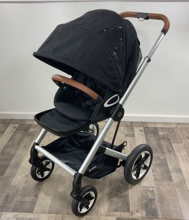 Shop Cybex Talos S Lux Stroller, 2022, Moon Black (Silver Frame) at Goodbuygears