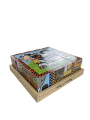 secondhand Melissa & Doug Cube Puzzle, Farm