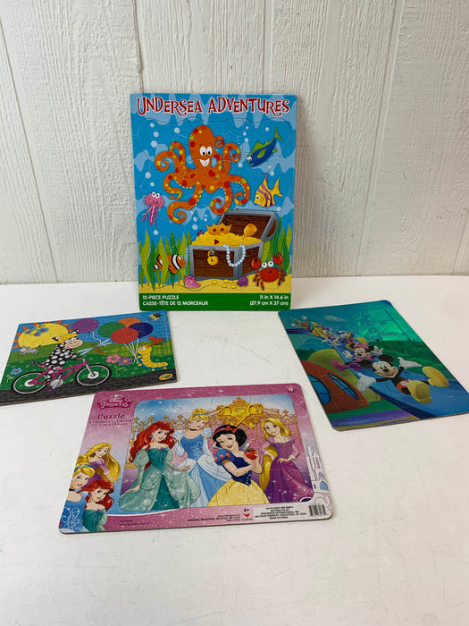used BUNDLE Toddler-Preschool Puzzles