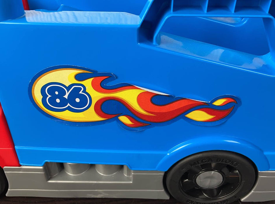 used Mega Bloks First Builders Build & Race Rig Construction Set