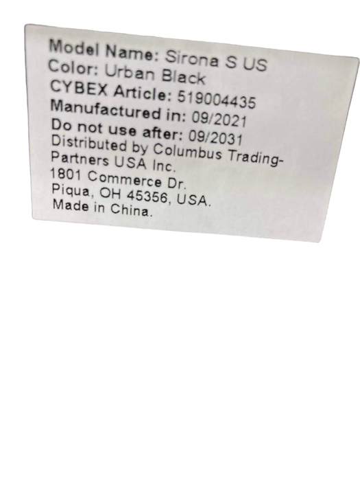 Shop Cybex Sirona S With SensorSafe Convertible Car Seat, Premium Black, 2021 at Goodbuygears