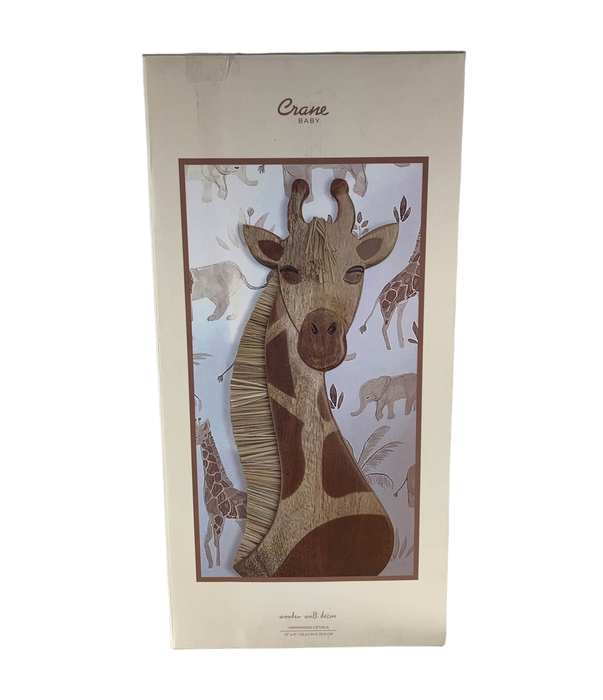 Shop Crane Baby Handcrafted Wood Wall Decor, Giraffe at Goodbuygears