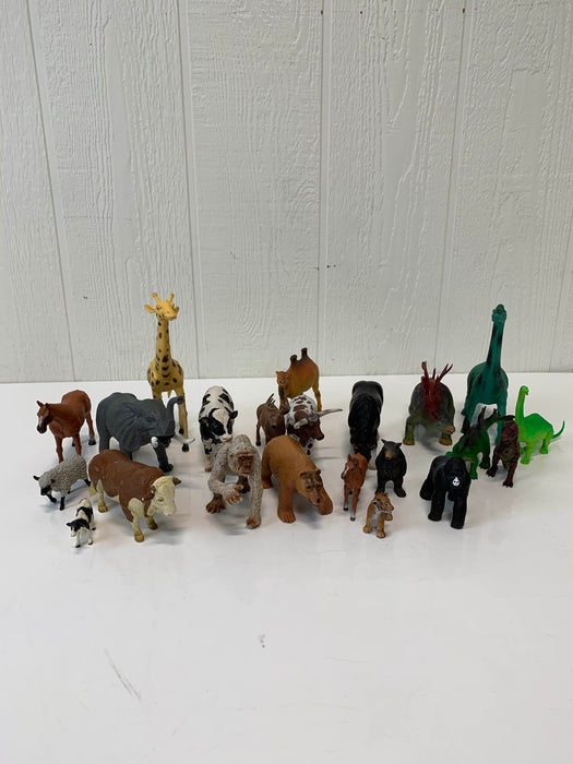 used BUNDLE Plastic Animals