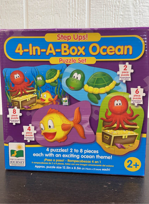 used The Learning Journey My First 4-In-A-Box Puzzle, Ocean