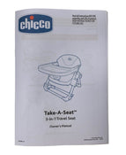 Shop Chicco Take-A-Seat 3-in-1 Travel Seat, Grey Star at Goodbuygears