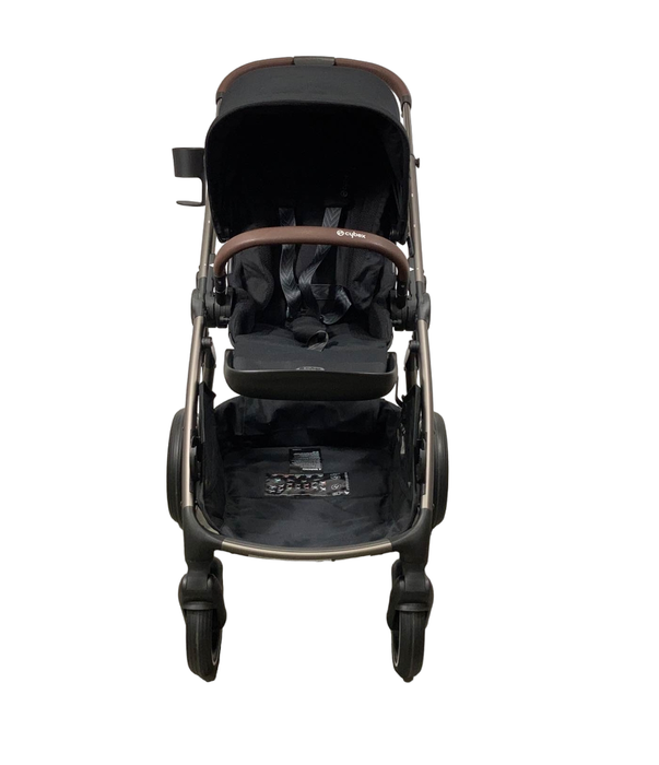 Shop Cybex Gazelle S Modular Stroller, 2023, Taupe Frame, Moon Black at Goodbuygears