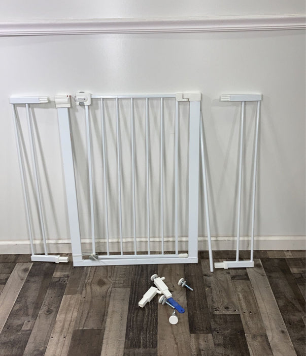 Shop Safety 1st Easy Install Tall & Wide Walk Through Baby Gate, White at Goodbuygears
