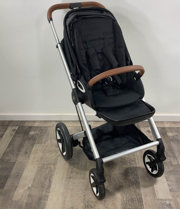 Shop Cybex Talos S Lux Stroller, 2022, Moon Black (Silver Frame) at Goodbuygears