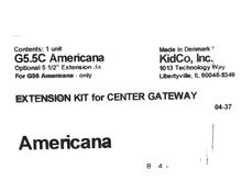 Shop KidCo Extension Kit, G5.5 Extension Kit for Center Gateway at Goodbuygears