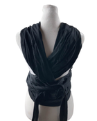 used Konny Baby Wrap Carrier, Cotton Black , Medium