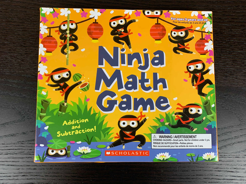 used Scholastic Ninja Math Game