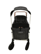 Shop Wonderfold W4 Luxe Quad Stroller Wagon, 2022, Charcoal Grey with White Frame at Goodbuygears