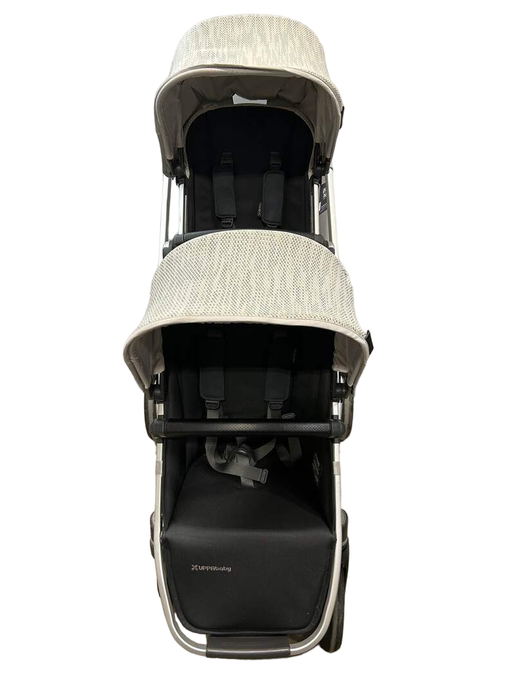 Shop UPPAbaby VISTA V2 Double Stroller, 2019, Sierra (Dune Knit) at Goodbuygears