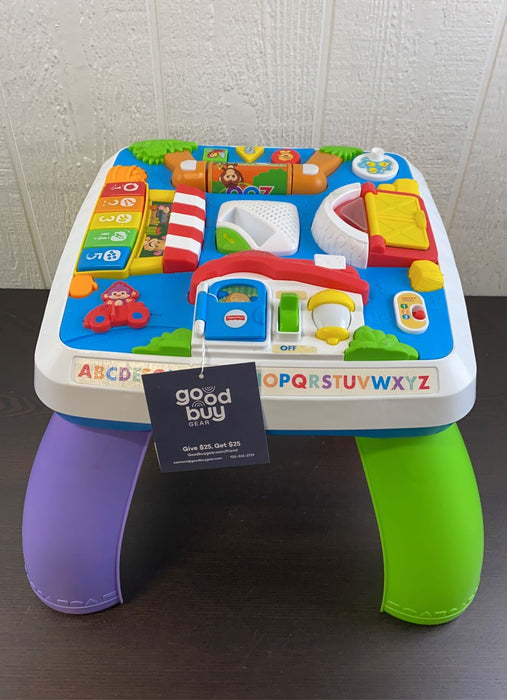 secondhand Fisher Price Laugh And Learn Around The Town Learning Table