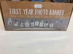 secondhand Mud Pie First Year Baby Photo Banner