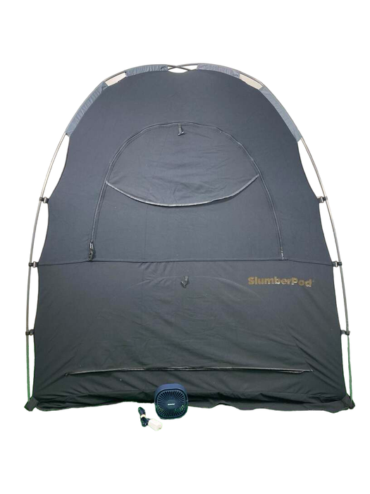 Shop SlumberPod 3.0 Sleep Canopy with Fan, Black with Gray Accents at Goodbuygears