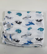 secondhand Lulujo Muslin Swaddle Blanket