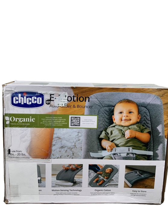 Shop Chicco E-Motion Auto-Glider And Bouncer, Grey at Goodbuygears