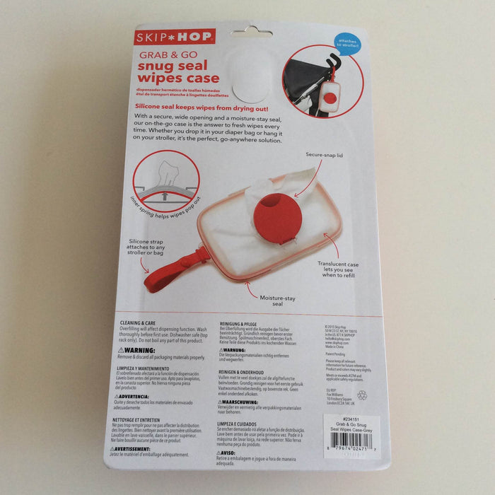 secondhand Skip Hop Grab & Go Snug Seal Wipes Case