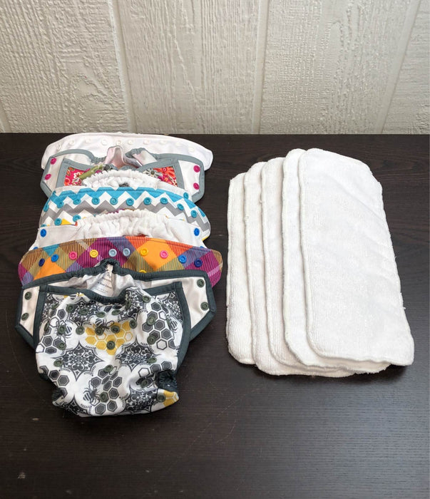 used BUNDLE Rumparooz Cloth Diapers