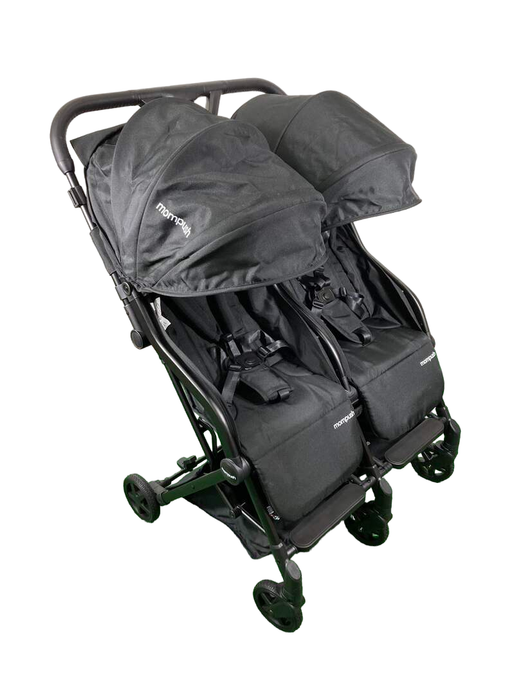 used Mompush Lithe Double Stroller, 2023, Black