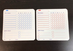used Chore Charts, -Magnetic Dry Erase