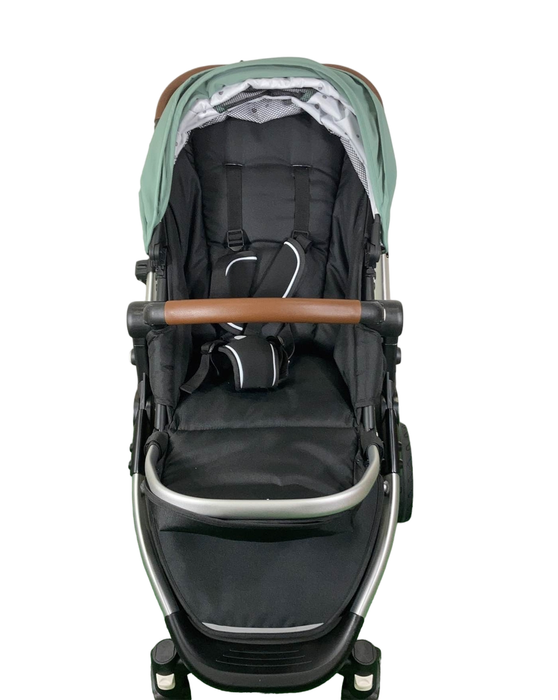 Shop Mockingbird Single 2.0 Stroller, Sage, Watercolor Drops, Silver With Penny Leather, 2023 at Goodbuygears