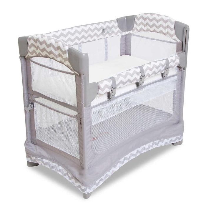 used Arm's Reach Mini Ezee 2-in-1 Co-Sleeper, Chevron