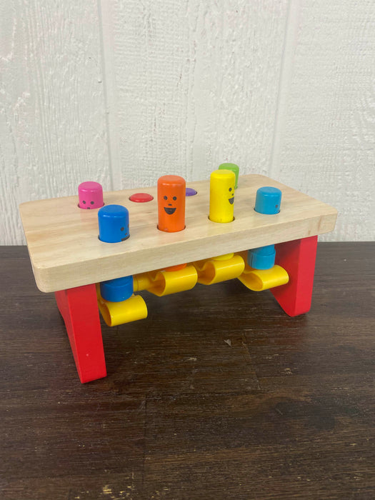 secondhand Melissa & Doug Deluxe Pounding Bench