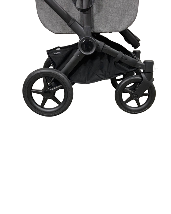 Shop Bugaboo Donkey 5 Mono Stroller, 2022, Black, Grey Melange, without Canopy at Goodbuygears
