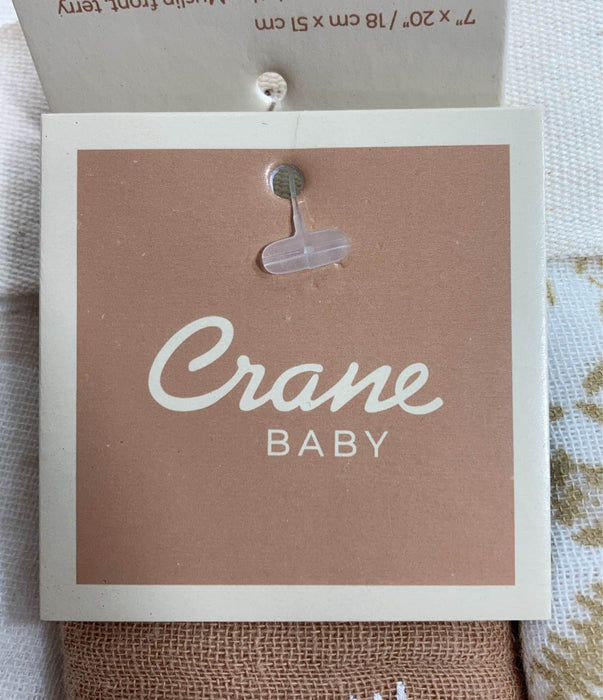 Shop Crane Baby Cotton Muslin Burp Cloth Set, Kendi at Goodbuygears
