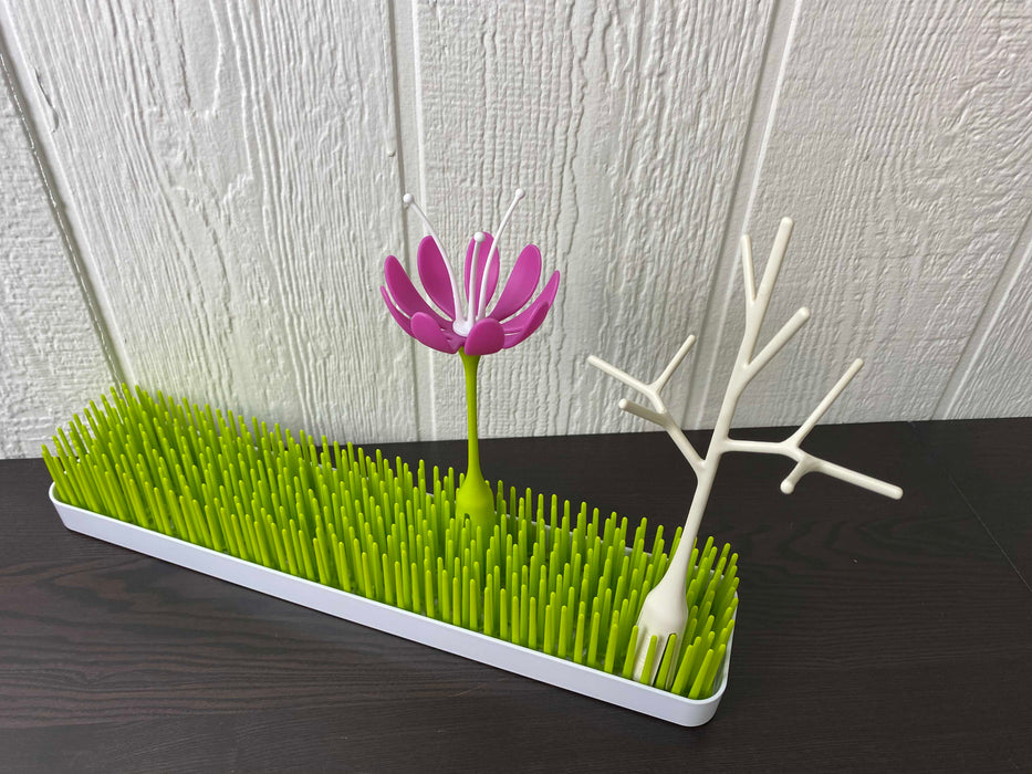 used Boon Grass Countertop Drying Rack with Accessory