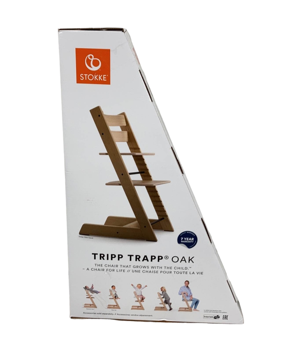 Shop Stokke Tripp Trapp Complete High Chair, Oak Natural , Nordic Blue at Goodbuygears