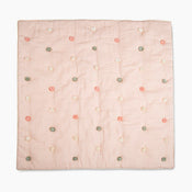 Shop Crane Baby Quilted Blanket, Parker Pom Pom Pink at Goodbuygears