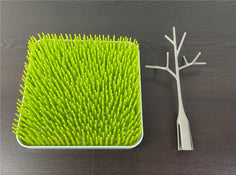 secondhand Boon Grass Countertop Drying Rack with Accessory