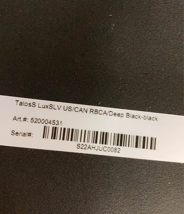 Shop Cybex Talos S Lux Stroller, 2022, Moon Black (Silver Frame) at Goodbuygears