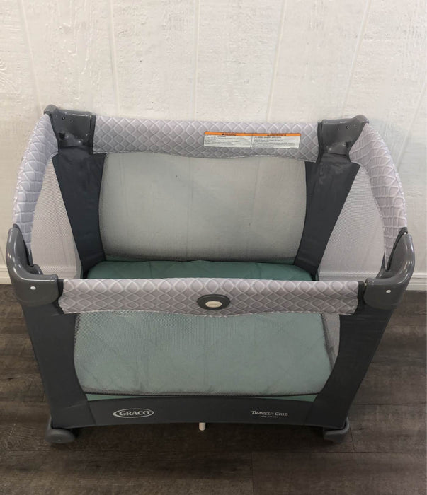 used Graco Travel Lite Crib, With Stages
