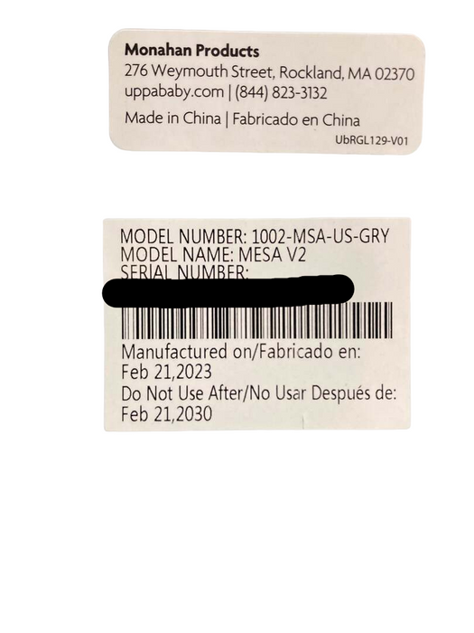 Shop UPPAbaby MESA V2 Infant Car Seat, 2023, Greyson (Charcoal Melange) at Goodbuygears