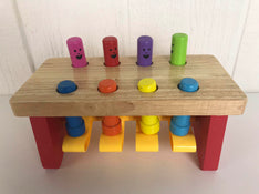 secondhand Melissa & Doug Deluxe Pounding Bench