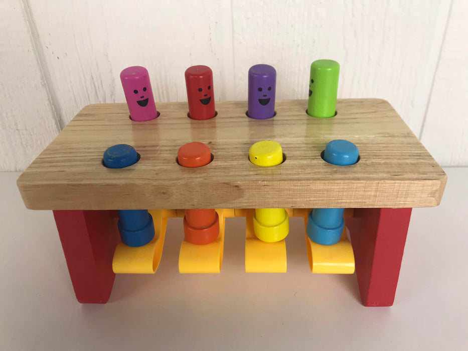 secondhand Melissa & Doug Deluxe Pounding Bench