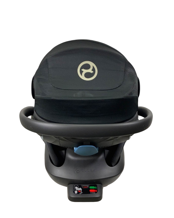 Shop Cybex Cloud G Lux with SensorSafe, 2023, Moon Black at Goodbuygears