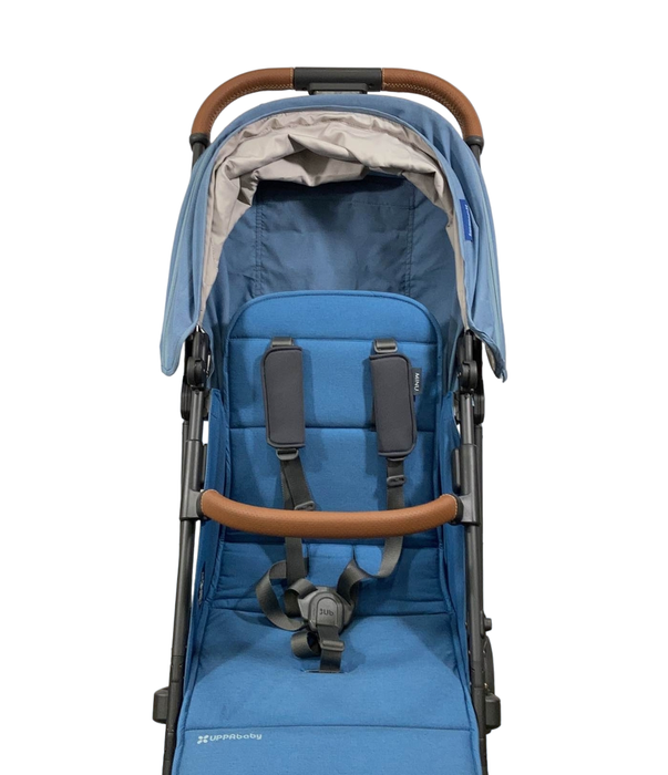 Shop UPPAbaby MINU V2 Stroller, 2022, Charlotte (Coastal Blue) at Goodbuygears