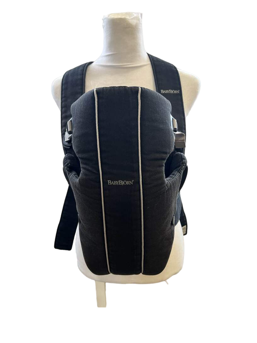 Shop BabyBjorn Baby Carrier Mini, Black Cotton at Goodbuygears