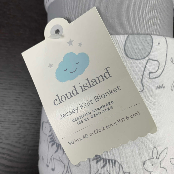 secondhand Cloud Island Jersey Knit Blanket