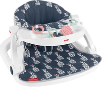 Shop Fisher Price Premium Sit-Me-Up Floor Seat with Toy Tray, Navy at Goodbuygears